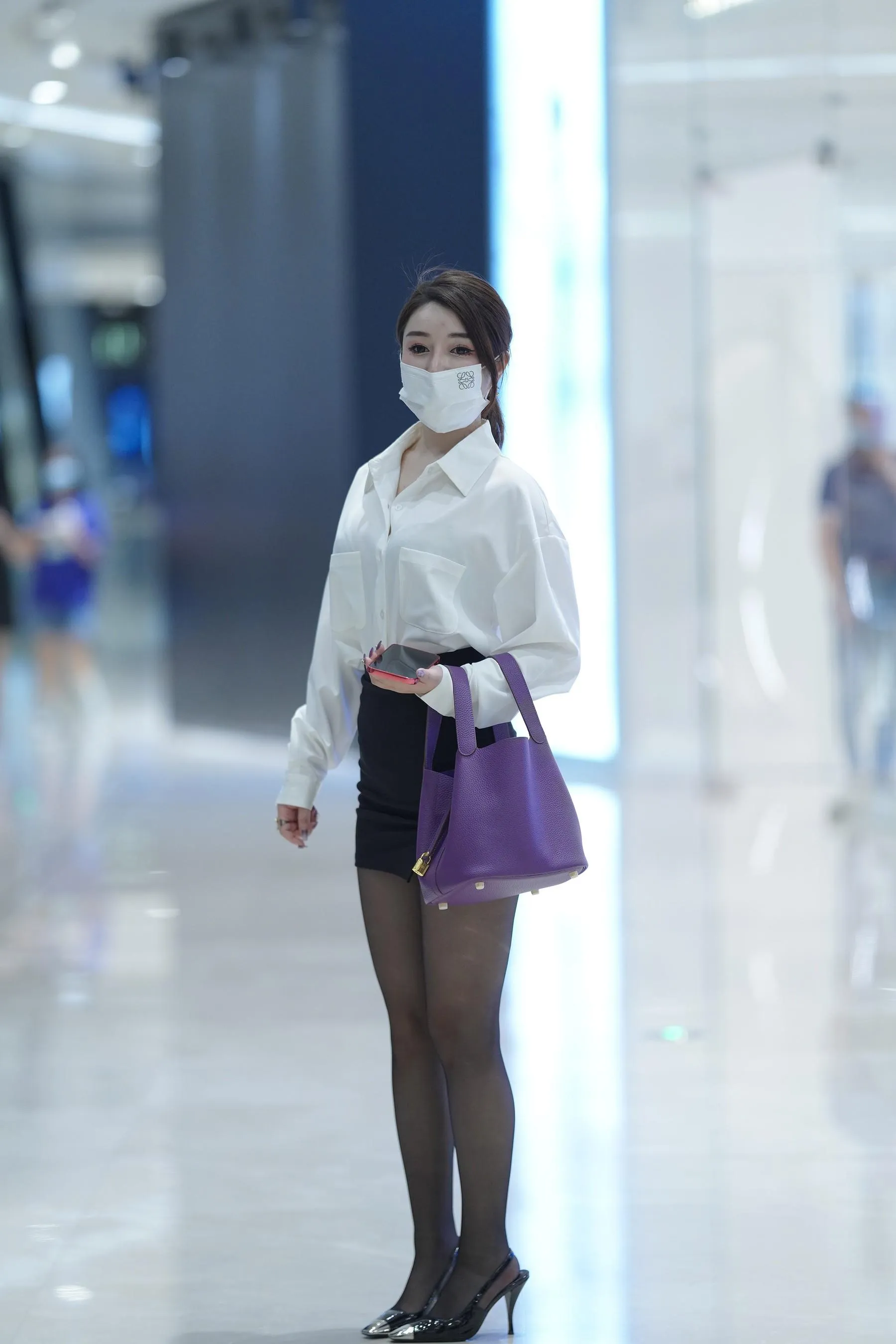 魔镜街拍 NO.184 街拍黑丝包臀裙小姐姐 [137P]插图3